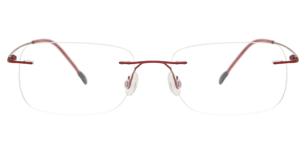 【正規品】【送料無料】SmartBuyコレクション Rimless Rectangle Red SmartBuy Collection Bethanana TTGV01 009 Fashion Unisex Eyeglasses【海外通販】