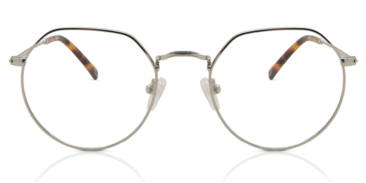 SmartBuyコレクション Full Rim Geometric Silver SmartBuy Collection Persephone JSV-283 003 Fashion Unisex Eyeglasses