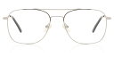 【正規品】【送料無料】SmartBuyコレクション Full Rim Pilot Silver SmartBuy Collection Tarantine T-1440 003 Fashion Unisex Eyeglasses【海外通販】