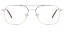 【正規品】【送料無料】SmartBuyコレクション Full Rim Pilot Silver SmartBuy Collection Tarantine T-1440 003 Fashion Unisex Eyeglasses【海外通販】