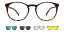 【正規品】【送料無料】SmartBuyコレクション Clip on Round Tortoise SmartBuy Collection Croydon with Clip-on U-220 M07 Fashion Unisex Eyeglasses【海外通販】