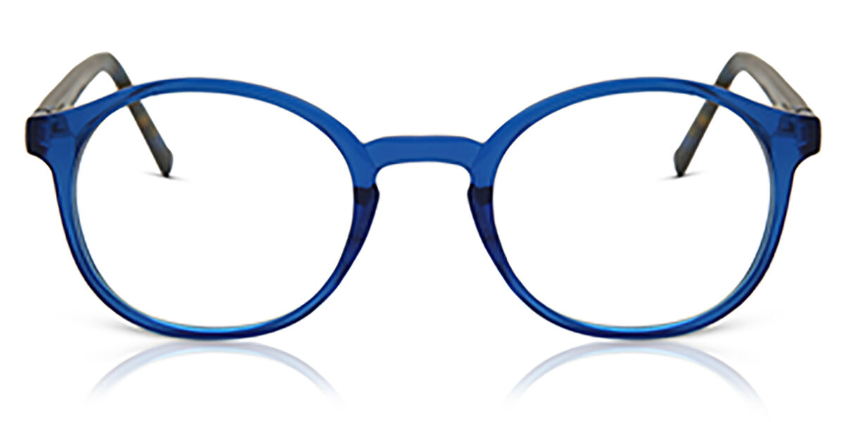 SmartBuyコレクション Full Rim Round Blue SmartBuy Collection Potocraks AC18E Fashion Men Eyeglasses