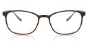 【正規品】【送料無料】SmartBuyコレクション Full Rim Rectangle Brown/Nude SmartBuy Collection Change 2421 C4 Fashion Women Eyeglasses【海外通販】