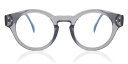 yKizyzSmartBuyRNV Full Rim Oval Transparent Grey SmartBuy Collection Orla Blue-Light Block T-007BL 008 Fashion Unisex EyeglassesyCOʔ́z