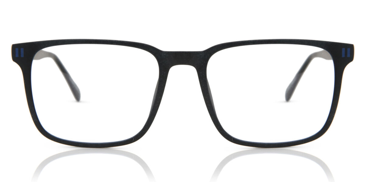 【正規品】【送料無料】SmartBuyコレクション Full Rim Square Matte Black SmartBuy Collection Molave AC11A Fashion Unisex Eyeglasses【海外通販】