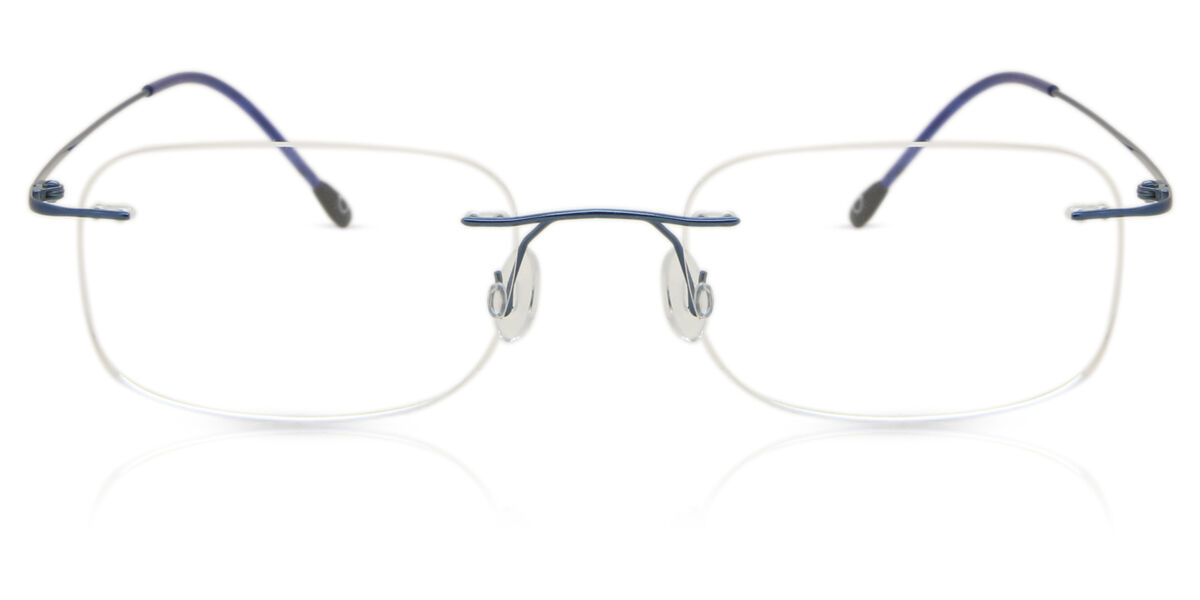 【正規品】【送料無料】SmartBuyコレクション Rimless Rectangle Blue SmartBuy Collection Bethanana TTGV01 004 Fashion Unisex Eyeglasses【海外通販】