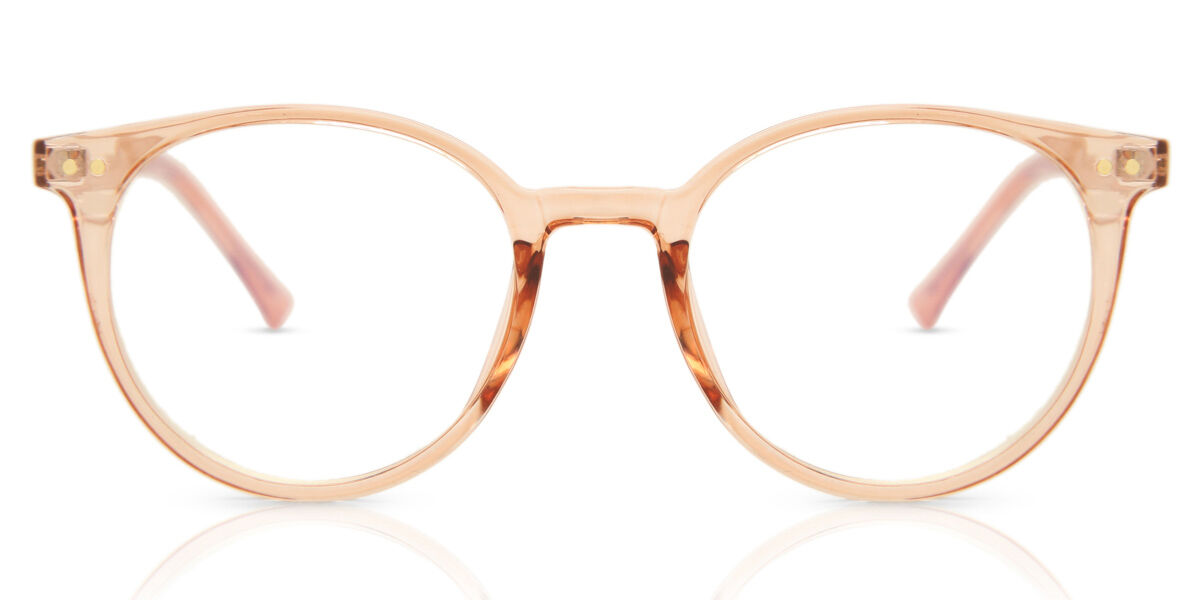 【正規品】【送料無料】SmartBuyコレクション Full Rim Oval Transparent Peach Pink SmartBuy Collection Clydel G30039 C24 Fashion Unisex Eyeglasses【海外通販】