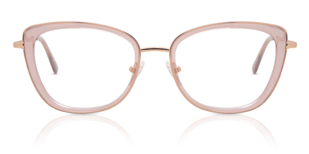 【正規品】【送料無料】SmartBuyコレクション Full Rim Cat Eye Transparent Brown Rose Gold SmartBuy Collection Jana MTR-99D Fashion Women Eyeglasses【海外通販】