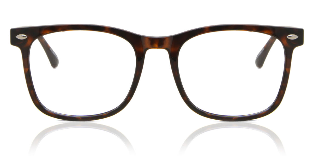 【正規品】【送料無料】SmartBuyコレクション Full Rim Square Tortoise SmartBuy Collection Cest CP112A Fashion Unisex Eyeglasses..