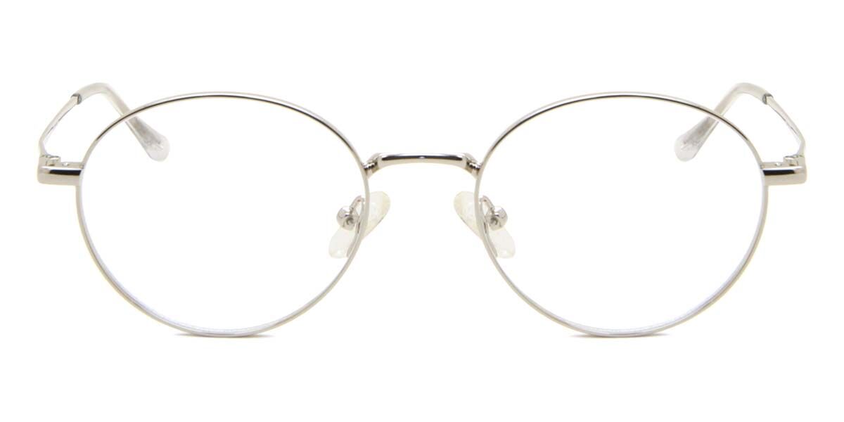 【正規品】【送料無料】SmartBuyコレクション Full Rim Oval Silver SmartBuy Collection Heap M299A Fashion Unisex Eyeglasses【海外通販】
