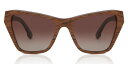 yKizyzOh My Woodness! Full Rim Cat Eye Brown Oh My Woodness! Shorea Polarized WS610-A-05 Fashion Unisex SunglassesyCOʔ́z