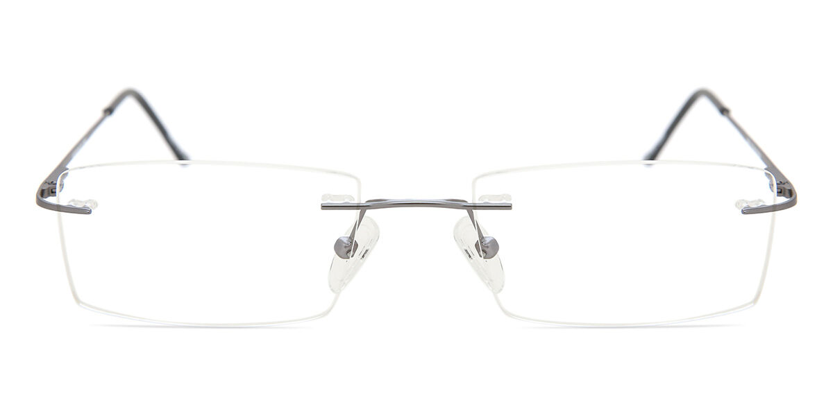 【正規品】【送料無料】SmartBuyコレクション Full Rim Rectangle Light Gunmetal SmartBuy Collection Linda Asian Fit 986B Fashion Unisex Eyeglasses【海外通販】