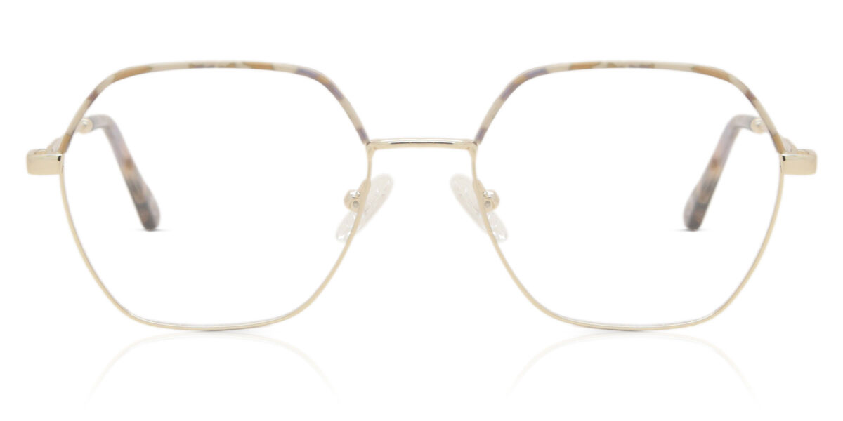 【正規品】【送料無料】SmartBuyコレクション Full Rim Geometric Gold Pink Tortoise SmartBuy Collection Farryn DF-324 018 Fashion Women Eyeglasses【海外通販】