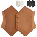 【Leather Corset ストレッチベルト】カマーバンド コルセットベルト 幅広 伸縮性ウエストベルト ルネッサンス 中世 コスプレスタイル オシャレ パーティードレス ワンピース チュニック シャープ お洒落 ベルト 女性 女性用 着やせ キレイ きれい カマー