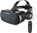 VRヘッドセット　VRヘッドマウントディスプレイ　3D　スマホVR　取り外すヘッドホン付き　 モバイル型 瞳孔/焦点調節 非球面光学レンズ..
