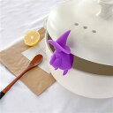 スプーンホルダーポットリッドオーバーフローウォーターストッパークリエイティブシリコンポットリッドリフティングアンチオーバーフローデバイス実用的なキッチンツール（紫色の2パック） 2