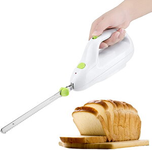 電動ブレッドナイフ 電動ナイフ パンにきり包丁 肉切り包丁 キッチン用電動ナイフ2枚の刃が交互 電動包丁 家庭に適用220V