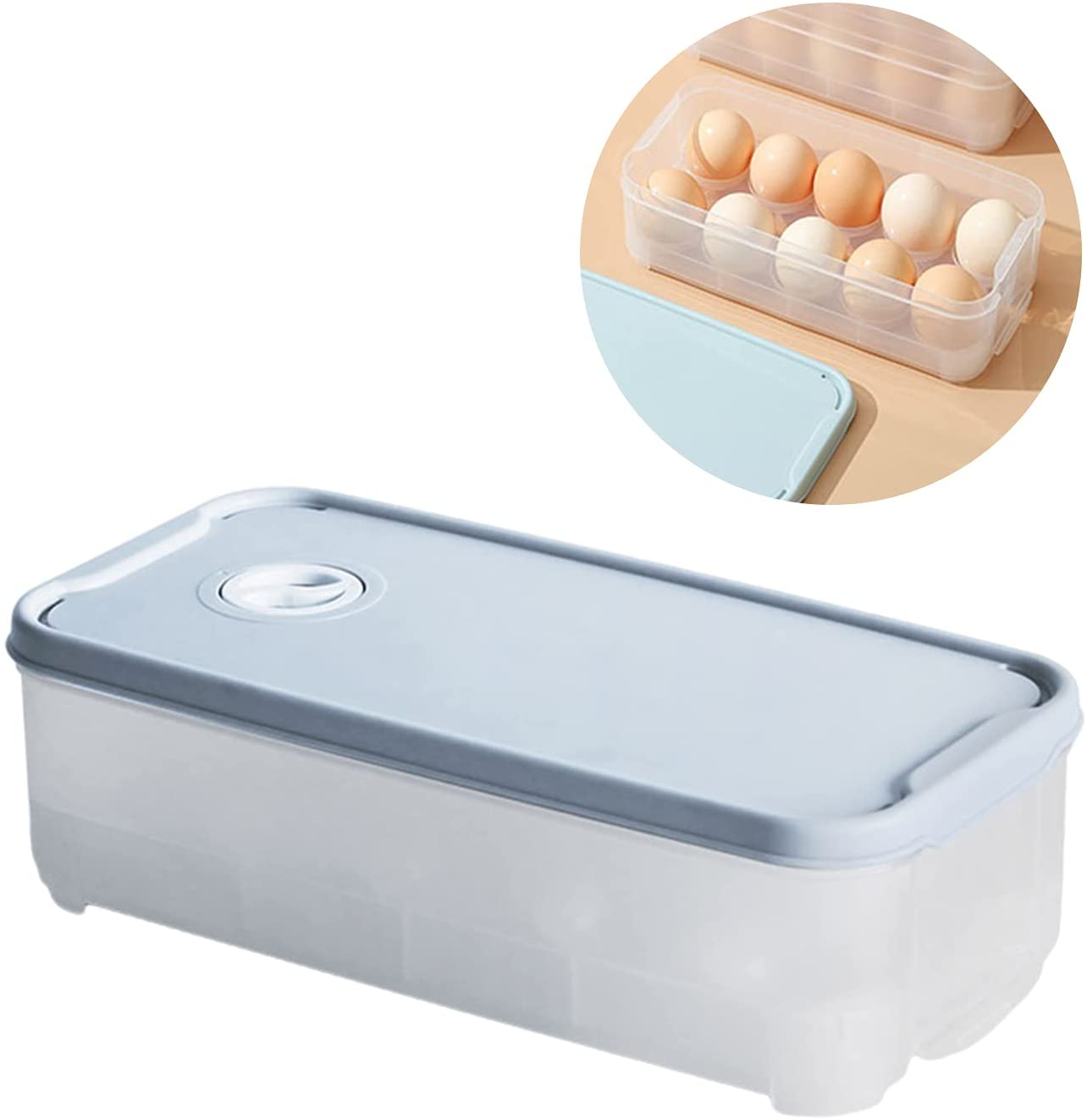 卵収納箱 冷蔵庫用 エッグホルダー 半透明 冷蔵庫用 卵ボックス エッグホルダー キッチンエッグ収納ボックス 10個収納 ファッションデザイン