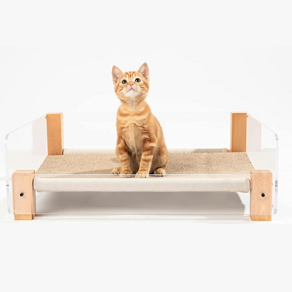 【ペット用家具】pidan木製の猫小屋シリーズで、ペット小屋だけでなく家具でもある。品質のよい木材とプロのデザインを結び、シンプルで、すべての種類のホームスタイルに合わせることができる。猫をあなたと同じように、上品のベッドに寝かせておきろう...
