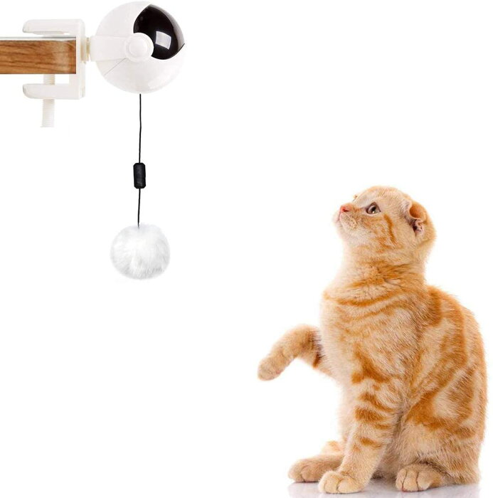 猫おもちゃ 電動 ボール 猫じゃらし 猫遊び 自動 ストレス解消 猫じゃらし 運動不足解消 猫のおもちゃ ネコ おもちゃ