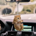 飛んでいる猫/犬のペンダント車 車の後退鏡のペンダントの装飾品車のアクセサリー車の魅力かわいい猫のぶら下げ飾りの贈り物 車のインテリアの装飾の創造的な屋内装飾