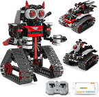 積木電動リモコンカーのおもちゃ新品の?み合わせ3つの形のリモコン瓦力ロボットのプログラミング女の子の男の子6+