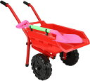シミュレーションエンジニアリング車の大きなサイズの子供用ビーチカートの2つのラウンドの赤ちゃんのおもちゃの押し土車