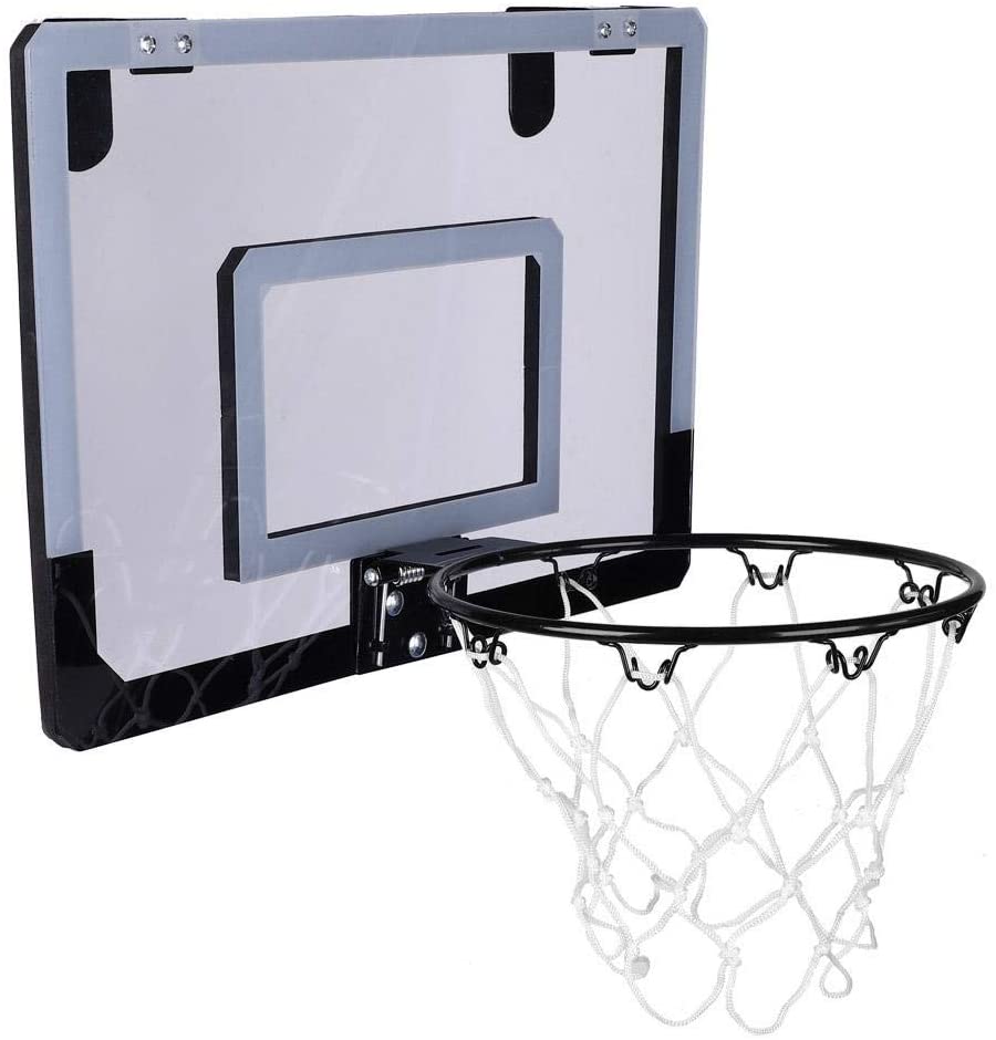 バスケットボード バスケットボールフープ 壁掛け 屋内屋外バスケットボールターゲット バックボードとレンチ付き 子供用バスケットボールボード