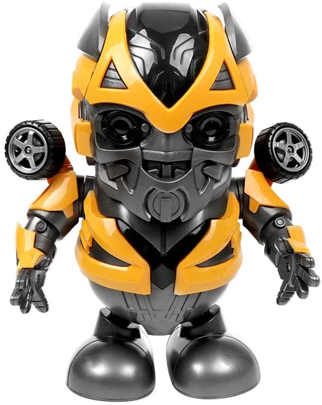 ダンスバンブルビー - スイング電動ロボット かわいいミュージカルロボット玩具 コレクションモデル ルームの装飾 男…