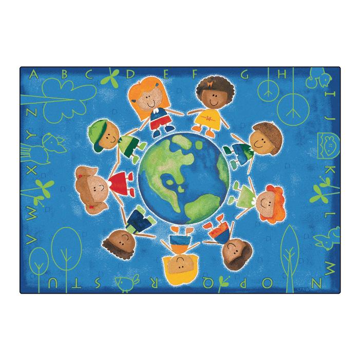 Carpets for Kids: Give the Planet a Hug (Rectangle)　カーペットフォーキッズ