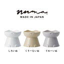 nnma 犬用 フードボウル ホワイト んーま 犬型ペット用食器 いぬ餌入れ 美濃焼 日本製わんこのための食器
