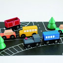 トレインアンドオートモービルセット 知育玩具 木のおもちゃ 正規品 エドインター 木製玩具 2歳 誕生日プレゼント 車のおもちゃ 電車のおもちゃ 北欧 幼児 男...
