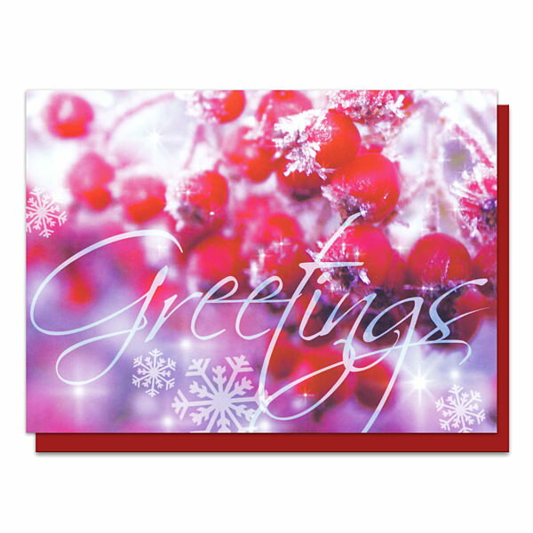 【名入れ】メッセージカード スノーグリーティング メッセージ印刷込