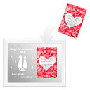 【名入れ】フォトサイズカード ロージーハート