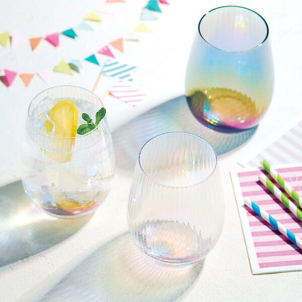 Rakuten - PRISM プリズムグラスペア パール 虹色グラス