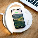 【送料無料】【名入れ】 Qi ワイヤレス充電器 スタンドライト ホワイト 誕生日 結婚祝い 記念日 ギフト プレゼント 還暦 刻印 創立 表彰 女性 男性 卒業...