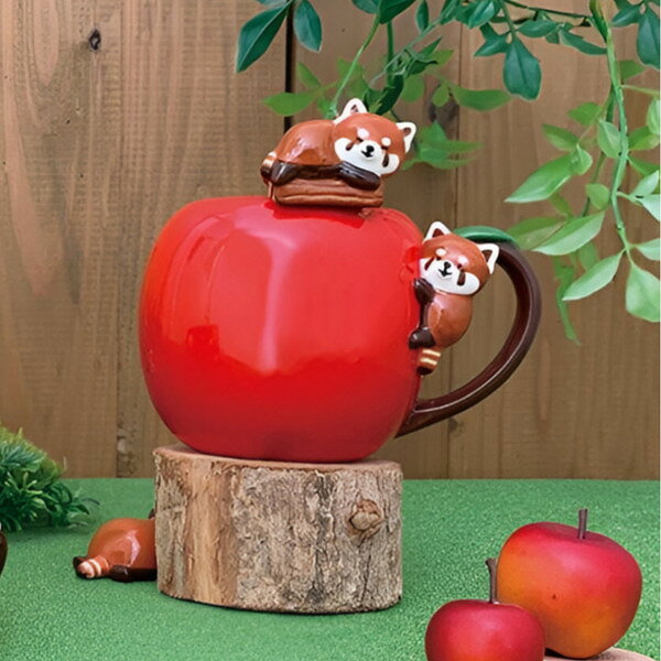 れっつごーレッサー！ レッサーりんごマグ＆スプーン