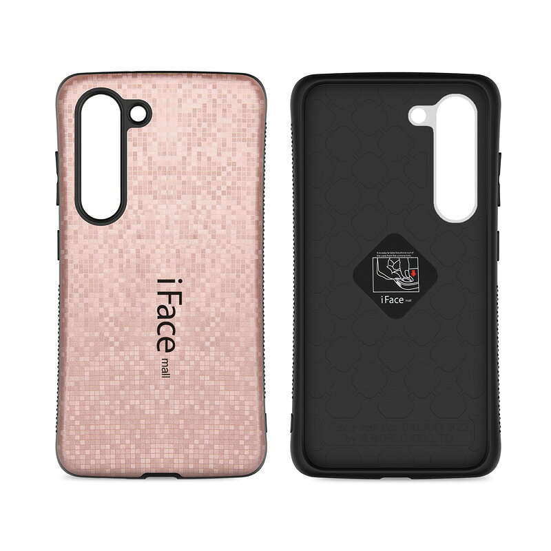 【モザイク版 3D強化ガラスフィルム付き】 iFace mall Galaxy S23 ケース SC-51D S...
