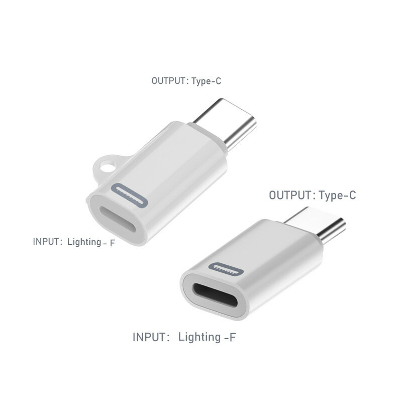 【Lightning to Type C 変換アダプター PD充電対応】 iPhone15シリーズ タイプC ライトニング コネクター 変換コネクター ストラップホール有/無 ミニサイズ ストレート型 充電専用 アイフォン15 iPhone15Plus iPohne15Pro iPohne15ProMax MacBook iPad Air / Pro