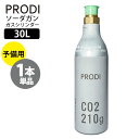 PRODI ソーダガン 予備用ガスシリンダー 30L/家庭用炭酸水メーカー プロディ 【送料無料】【ASU】【海外×】