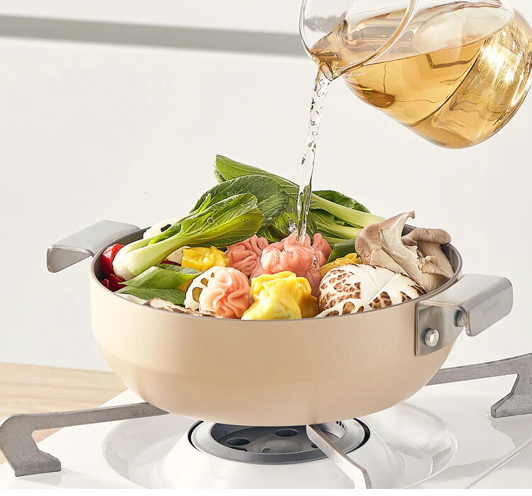 【100円OFFクーポン！残り僅か】Dr.HOWS PLATING 両手鍋 20cm （1.7L 直火・IH対応...