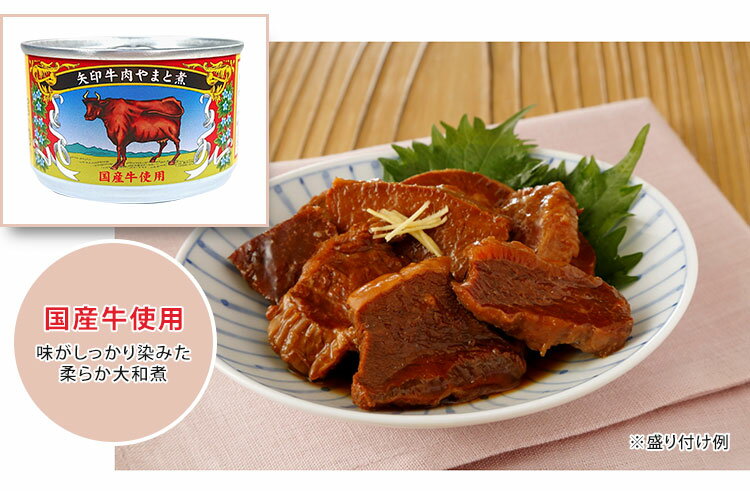 5個セット 矢印 牛肉やまと煮 国産牛 （160g×5） 大和煮 アールシーフードパック 缶詰 【送料無料】【食品A】【DM】【TCP】【海外×】
