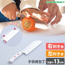 【5/7 11:59迄限定★300円クーポン】SUNCRAFT 台所育児 子ども用包丁 右利き用 左利き用 カバー付き 台所育児 坂本廣子 食育 日本製 料理 ...
