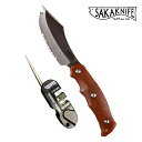 【500円OFFクーポン】SAKAKNIFE サカナイフ+専用シャープナーセット サカナイフ 【ポイント3倍/送料無料】【NY】【p0522】