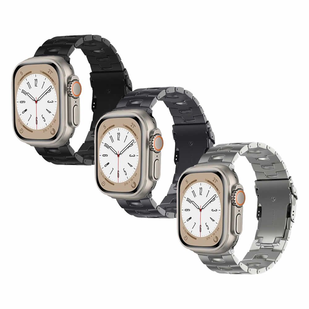 Apple Watch 各機種対応 軽量チタニウムバンド Apple Watch Ultra 対応