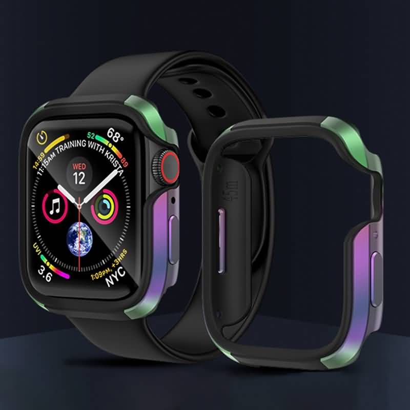 Apple Watch Ultra アルミ＋TPUケース フレームカバー 耐衝撃 高級感 装着したまま充電可能 ウルトラ 49mm対応 全7色