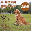 犬 首輪 リード セット 大型犬 中型犬 首輪 犬用品 ペット用 犬用 セット 革 おしゃれ レザー 持ちやすい ワンちゃん 散歩 お出かけ 頑丈 丈夫 シンプル 高品質 おでかけ ペットグッズ プレゼント 送料無料