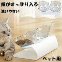 猫 犬 ペット 食器台 フードボウル 透明 食器 スタンド 犬 ダブルボウル 猫用 犬用 食器 餌皿 えさ皿 餌 水 容器 食べやすい 給水器 給餌器 猫型 ペットフードボウル ペットボウル 猫 食器 猫ボウル スタンド ペット皿 犬猫用 送料無料