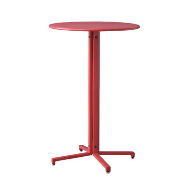 東谷　PT-332RD　ハイテーブル　サークル　組立式　【代引き不可】【北海道・沖縄・離島配送不可】　机　テーブル　おしゃれ　オシャレ　シンプル　カフェ　お洒落