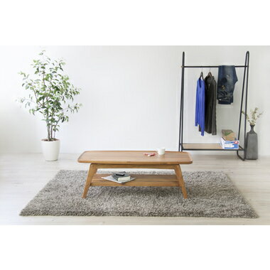 東谷　ヴァルト センターテーブル　NET-615　W110×D50×H40cm　組立商品　【代引き不可】【北海道・沖縄・離島配送不可】　天然木　おしゃれ　木目　長方形　ソファーテーブル　収納棚付　コーヒーテーブル　センターテーブル